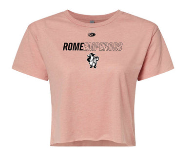 Pink Rome Emperors Cropped T-Shirt